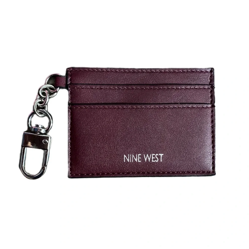 Nine West Women’s Burgundy Credit Card Holder